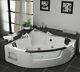 Luxury LED hot tub set 152 x 152 cm + fittings + hydrojet + waterfall 2022