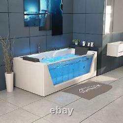 Luxury LED hot tub set 179x85 cm + heating + hydrojet + ozone + radio 2022