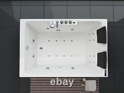 Luxury LED hot tub set 180x120 cm + heating + hydrojets + ozone + radio 2022
