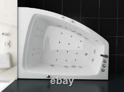 Luxury LED hot tub set 180x140cm + heating + hydrojets + ozone + radio 2022