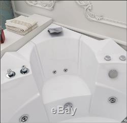 Luxury NEW Whirlpool Bath Tub Massage SPA Jacuzzi Jets 2 Person Facing UK