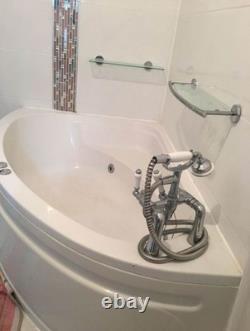 Luxury Offset Corner Whirlpool Jacuzzi Bath Excellent Condition