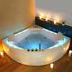 Luxury Whirlpool Bath hot Tub Massage SPA Jacuzzi Jets 2 Person chrome elegance