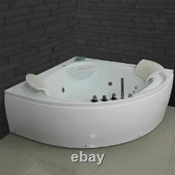 Luxury Whirlpool Bath hot Tub Massage SPA Jacuzzi Jets 2 Person chrome elegance