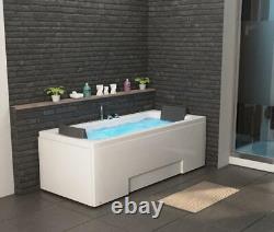 Luxury Whirlpool Bathtub 172x75 With LED Fittings Corner Bath Left Right Cheap