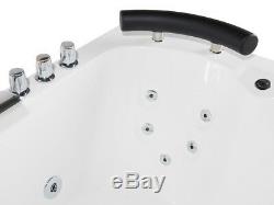Luxury Whirlpool Bathtub Size Corner Bath with Massage + LED Double Tub Cheap