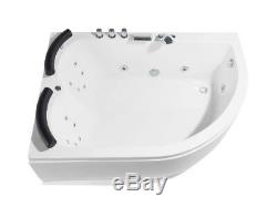 Luxury Whirlpool Bathtub Size Double Bath With Massage LED Cheap Corner Bath Spa