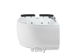 Luxury Whirlpool Bathtub Size Double Bath With Massage LED Cheap Corner Bath Spa
