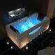 Luxury Whirlpool Rectangle Bath Spa Jacuzzis Straight 2 Person Bathtub 1700mm