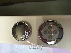 Luxury whirlpool bath with Airspa system with 12 point L. E. D Perimeter Lights
