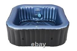 MSpa C-TE041 Tekapo 4 (2+2) Person Inflatable Square Bubble Hot Tub Jacuzzi Spa