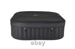 MSpa C-TE041 Tekapo 4 (2+2) Person Inflatable Square Bubble Hot Tub Jacuzzi Spa