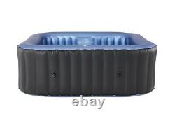 MSpa C-TE041 Tekapo 4 (2+2) Person Inflatable Square Bubble Hot Tub Jacuzzi Spa