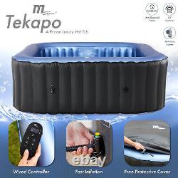 MSpa Tekapo C-TE041 (2+2) 4 Person Inflatable Hot Tub Jacuzzi Bubble Spa Square