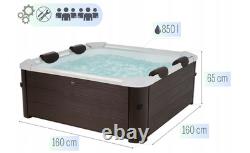 MSpa Tribeca F-TR062W Rigid Panel Jacuzzi for 6 People, Outdoor Spa 160x160