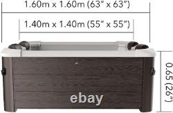 MSpa Tribeca F-TR062W Rigid Panel Jacuzzi for 6 People, Outdoor Spa 160x160