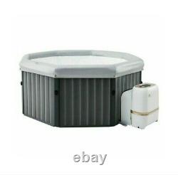 MSpa Tuscany Premium Bubble Hot Tub Spa Jacuzzi, 6 Person, 2 Year Warranty