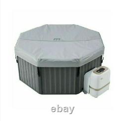 MSpa Tuscany Premium Bubble Hot Tub Spa Jacuzzi, 6 Person, 2 Year Warranty