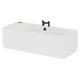 Metropole 1700mm x 700mm 6 Jet Matt Black V-Tec Double Ended Whirlpool Bath