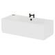 Metropole 1700mm x 750mm 6 Jet Matt Black V-Tec Double Ended Whirlpool Bath