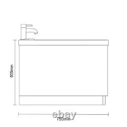 Metropole 1700mm x 750mm 6 Jet Matt Black V-Tec Double Ended Whirlpool Bath