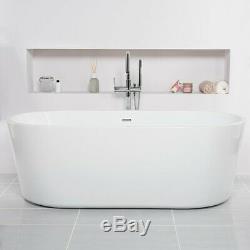Modern Designer White Bathtub 1675x780mm Freestanding Bath