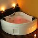 Modern Double End Whirlpool Shower Bath Massage Jet Corner Acrylic Bathtub CANNE