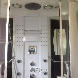 Modern Steam Shower Room Cabin with Jacuzzi Bath Spa USED