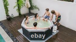 Mspa 2021 Frame Tuscany Bubble Spa 6 Bathers Portable Inflatable Hot Tub Jacuzzi