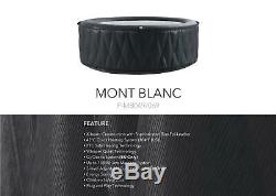 Mspa Mont Blanc Premium Self Inflatable Family Hot Tub Spa Jacuzzi 4 Bathers