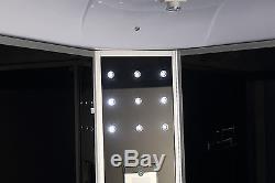 NEW 2018 STEAM SHOWER CUBICLE ENCLOSURE BATH CABIN 1500mm x 1500mmRadio 2061