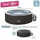 NetSpa Inflatable Hot tub Jacuzzi 2-3 person lay z spa + Cover + Groundsheet