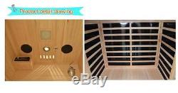 New 2 PERSON INDOOR SAUNA WITH 8 CARBON HEATER REDUCED £699.99 Collected