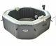 New Intex Octagonal Pure Spa 4-5 Person Bubble Therapy Hot Tub Jacuzzi, Beige