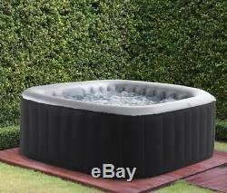 New Mspa Alpine Luxury Inflatable Hot Tub Bubble Spa- 3-6 Person Jacuzzi