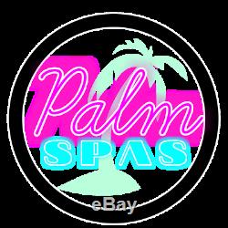 New Palm Spas Dual Lounger Hot Tub Spa 3 Seat Jacuzzi Balboa Music 13amp Plug