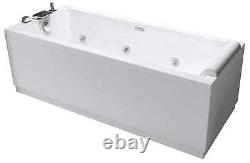 Novellini Calos Hydro 170x70 Hydro Bathtub Whirlpool 3 Panels Faucet