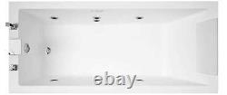 Novellini Calos Hydro 170x70 Hydro Bathtub Whirlpool 3 Panels Faucet