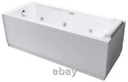 Novellini Calos Hydro 180x80 cm bathtub water whirlpool 3 dispenser panels