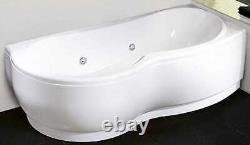 Novellini Venus Hydro bathtub corner curve whirlpool DX 180x80cm column