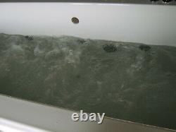 OCEAN Whirlpool Bath 10 Jet Chrome Double Ended 1700 x 700 Bath