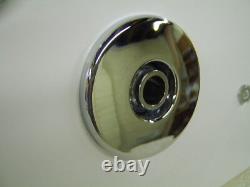 OCEAN Whirlpool Bath 6 Jet Chrome Double Ended 1700 x 700 Bath