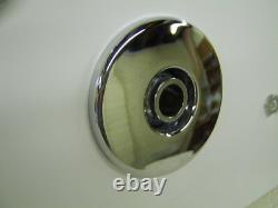 OCEAN Whirlpool Bath 8 Jet Chrome Single Ended 1700 x 700 Bath