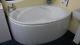 Offset Corner Bath 1500x1000 with 10 Jet Whirlpool System RIGHT HAND
