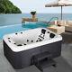 Outdoor Bathtub 3-4 Person Hot Tubs Spa Jacuzzis 51 Massage Jets Whirlpool Bath