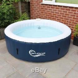 Outdoor Garden Portable Heated Inflatable Hot Tub Jacuzzi 4-6 Person Spa Bubble