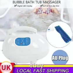 Ozone Bubble Spa Machine, Waterproof Warm Air Bubble Massage Machine Bath Tub UK