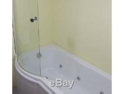P Shape Shower Bath 1500 Whirlpool 6 8 12 Jet Spa Jacuzzi Relax Bathroom