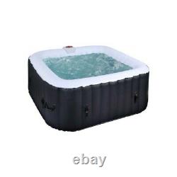 PURE Inflatable Hot Tub Jacuzzi Airjet Massage Spa Complete Set 4 Person