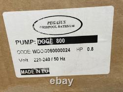 Pegasus doge 800 whirlpool pump with pneumatic switch and imperial union #8199#